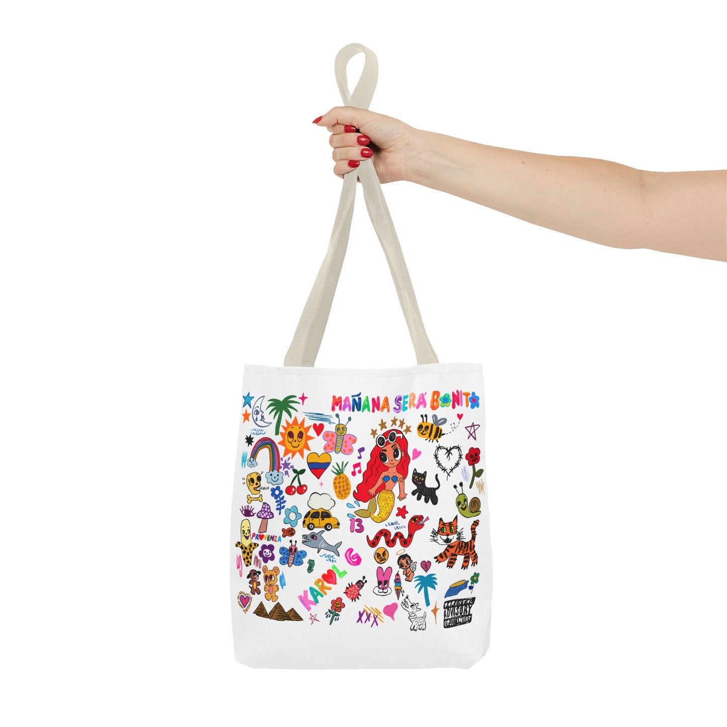 Manana Sera Bonito Tote Bag - Perfect for Beach Days, Shopping Trips, and Everyday Use, Gift for Her, Stylish Accessories, Fun Design