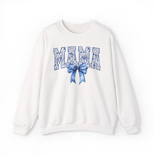 Mama Sweatshirt, Cozy Gift for Moms, Perfect for Mother's Day, Family Gatherings, Casual Wear, Unisex Crewneck, Stylish Comfort